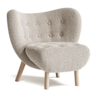 Faux Sheepskin Armchair