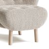 Faux Sheepskin Armchair