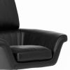 Grand Leather Swivel Armchair